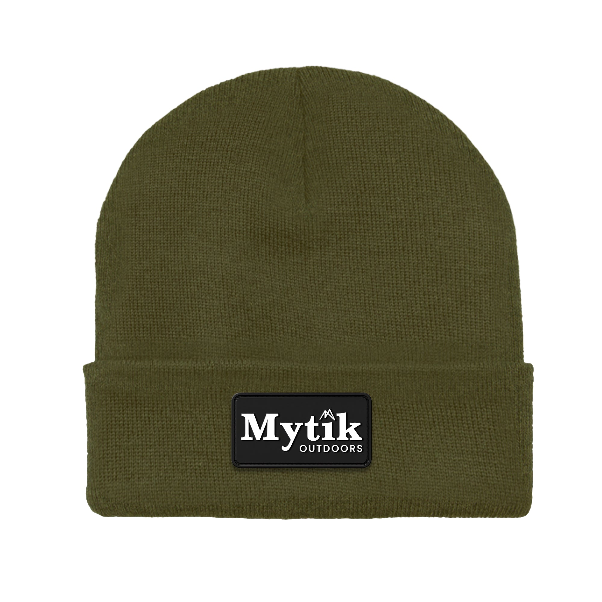 Tuque à Rebord avec Écusson en Silicone