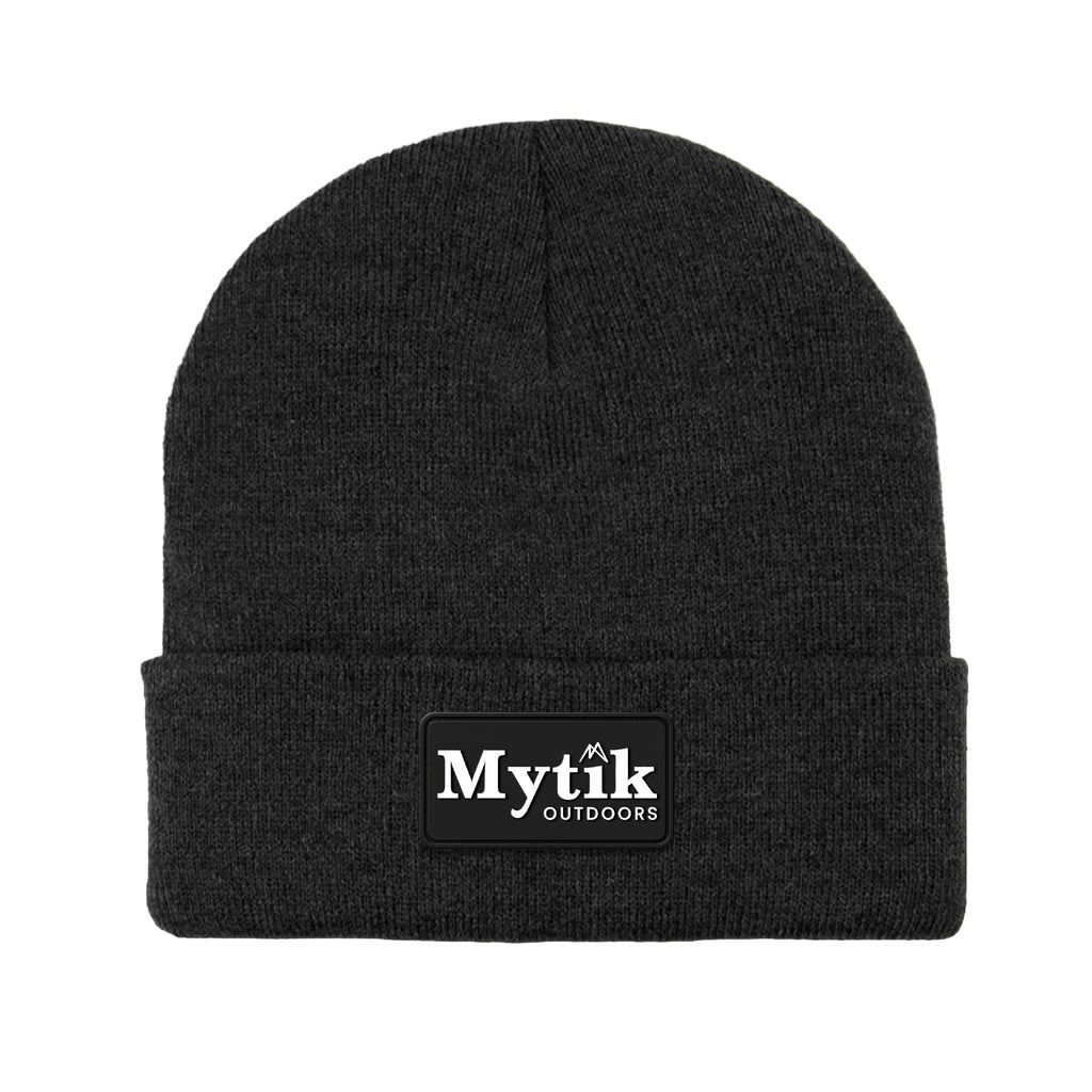 Tuque à Rebord avec Écusson en Silicone