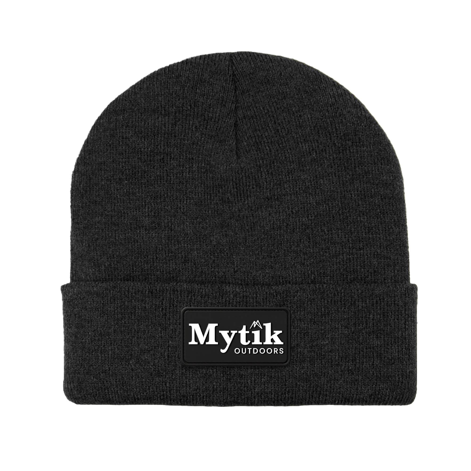 Tuque à Rebord avec Écusson en Silicone