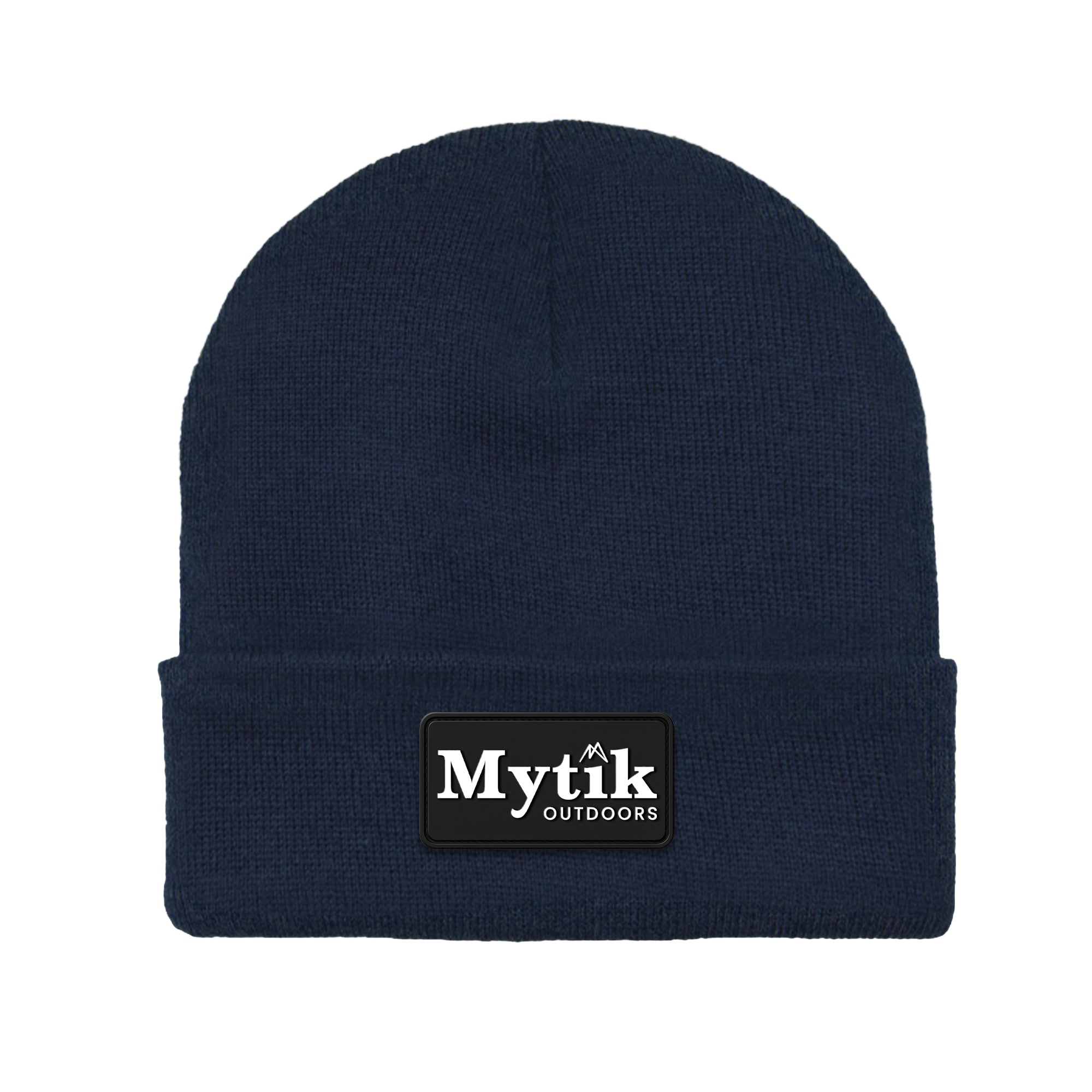 Tuque à Rebord avec Écusson en Silicone