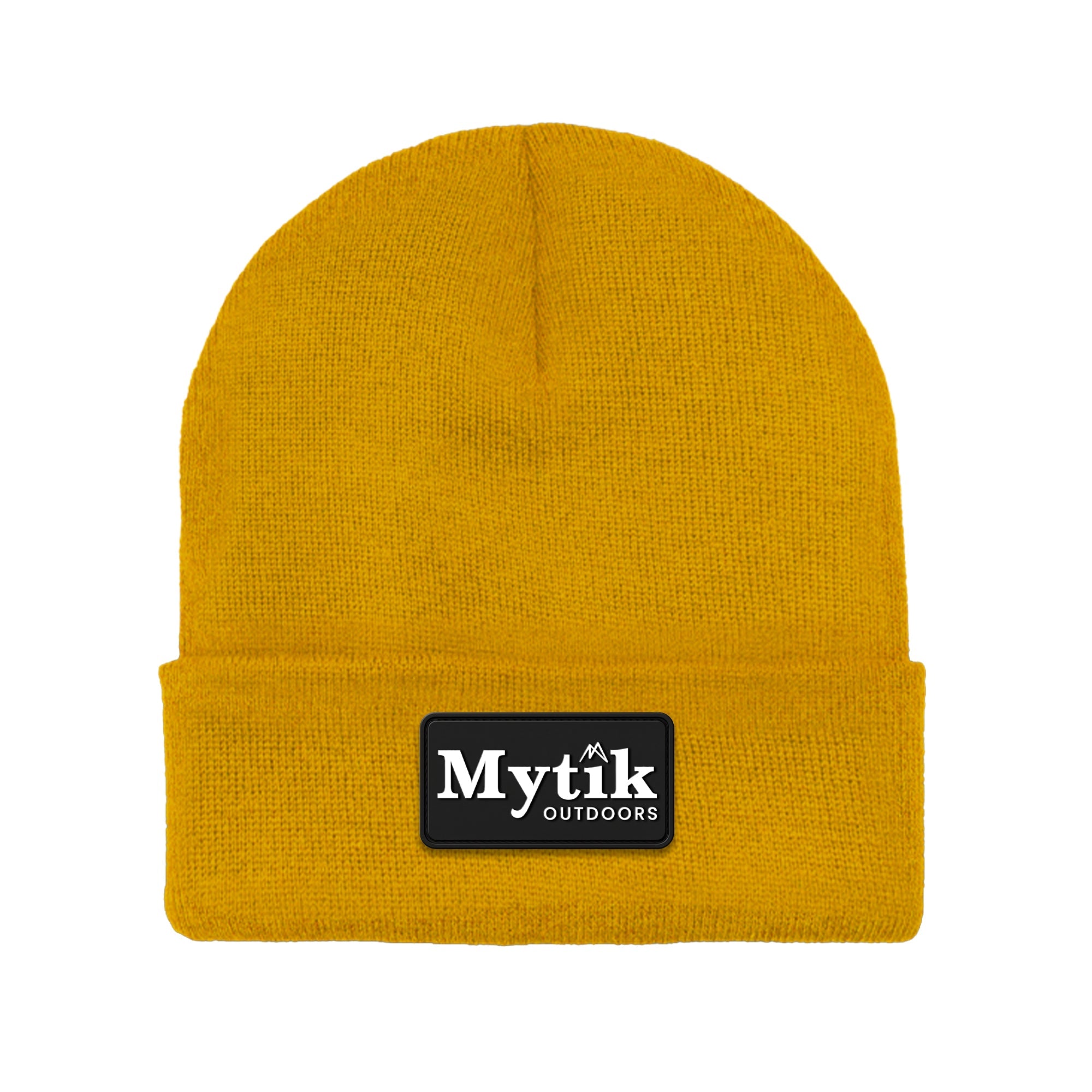 Tuque à Rebord avec Écusson en Silicone