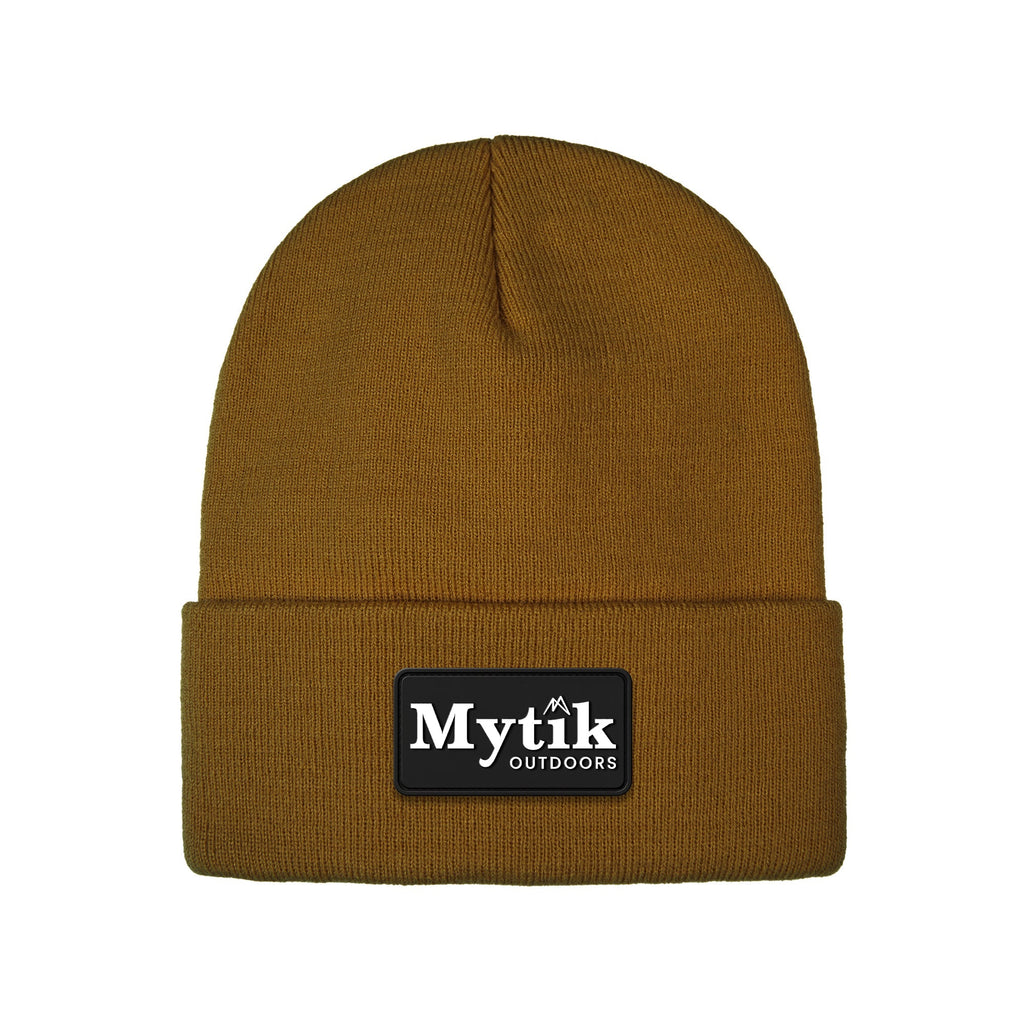 Tuque à Rebord avec Écusson en Silicone