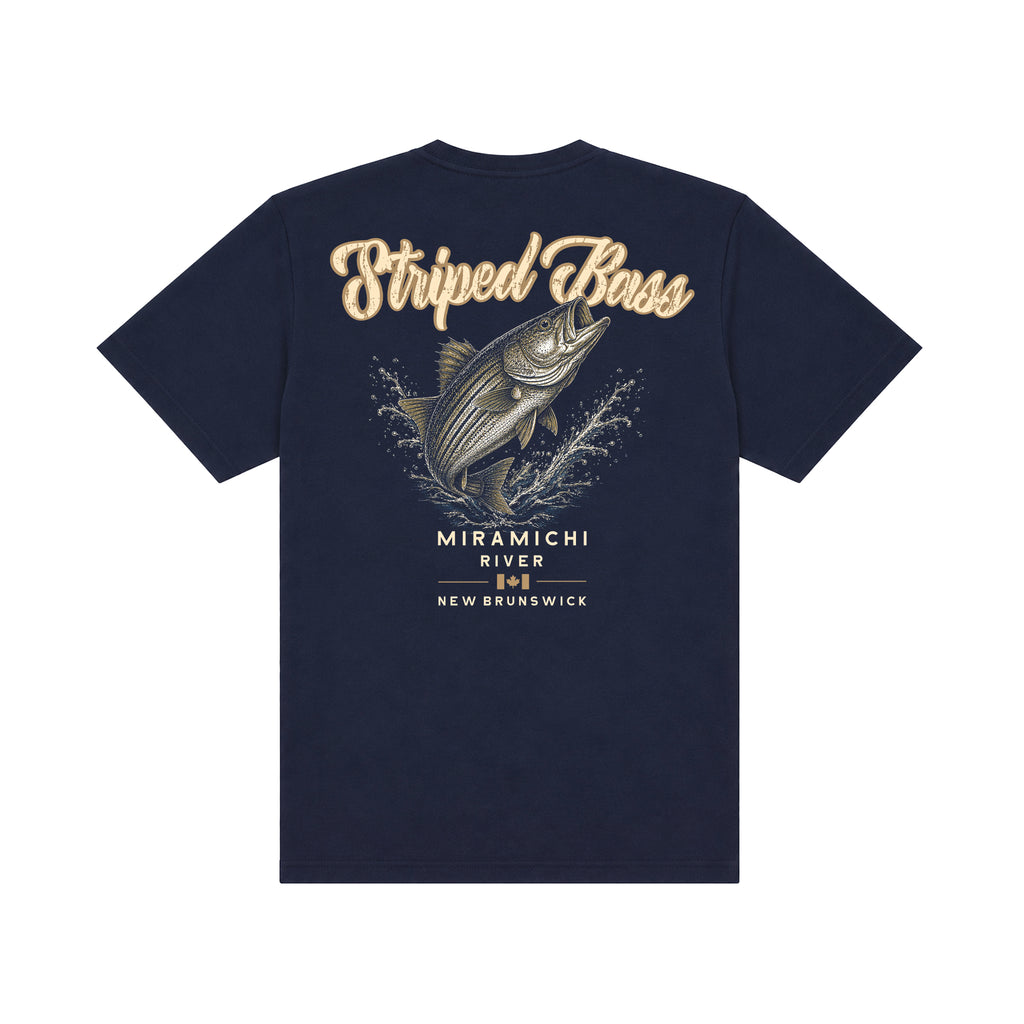 Striped Bass – Miramichi River NB — T-shirt