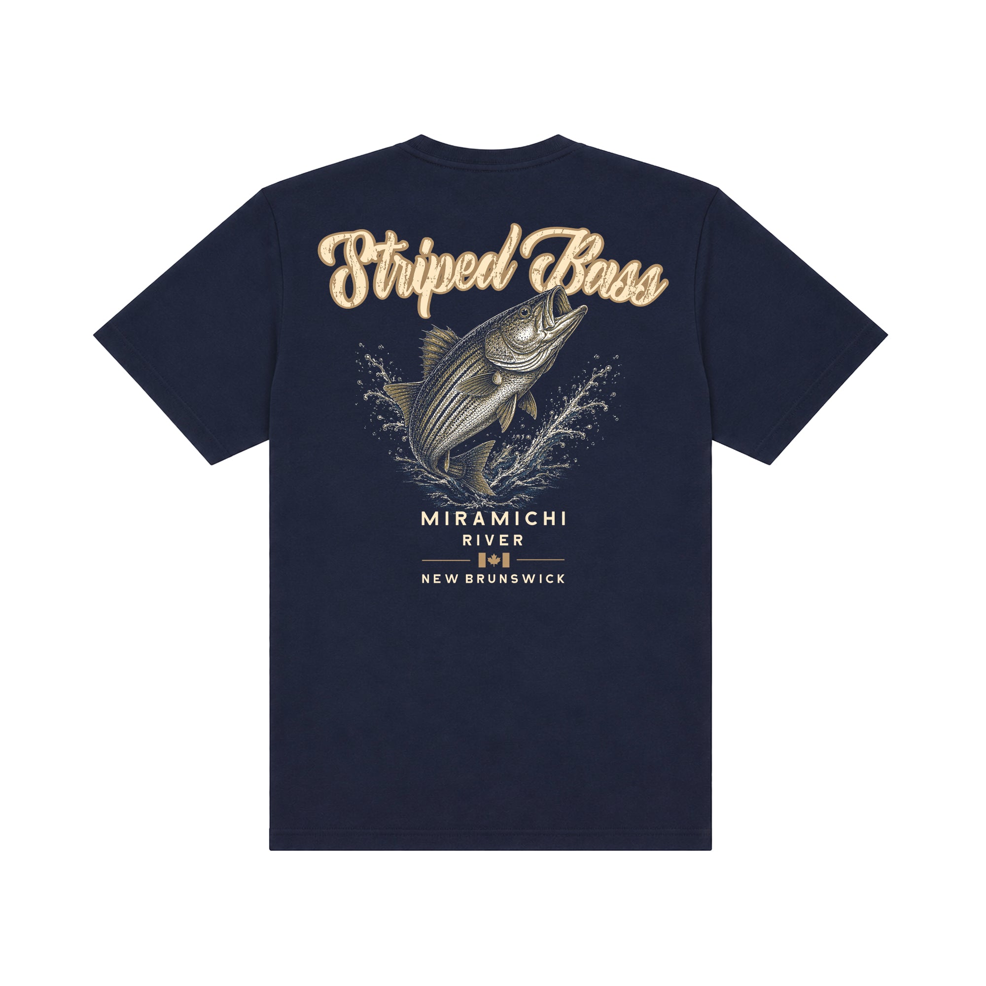Striped Bass – Miramichi River NB — T-shirt
